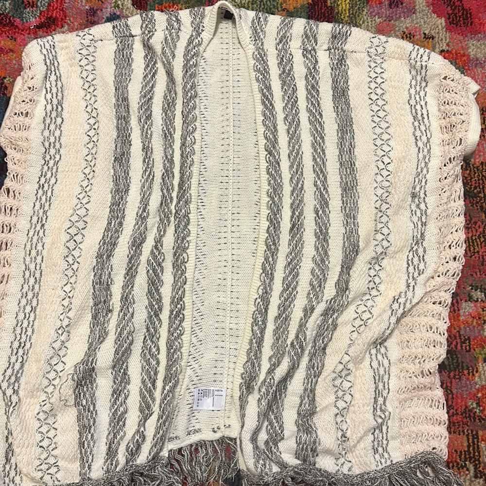 Soft and cozy cocoon sweater wrap